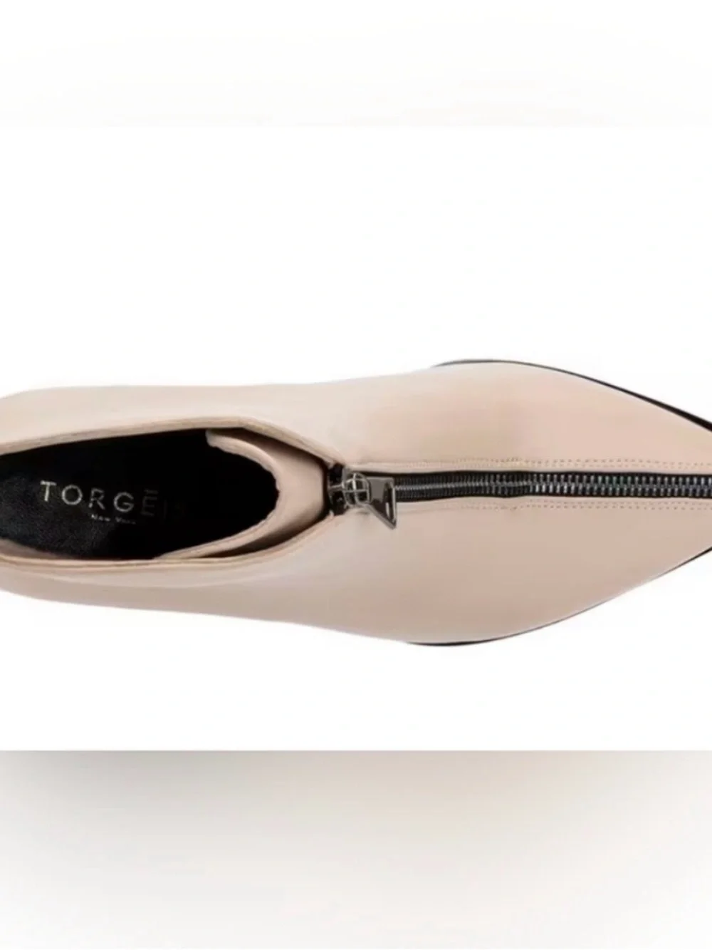 Torgéïs New York Women's Tan Vegan Leather Pointed Ankle Boot size 8 new in box